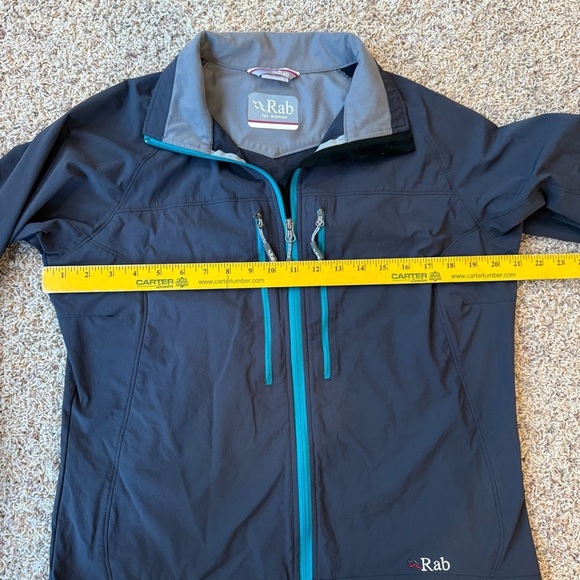 Women's Rab Sawtooth Soft Shell Jacket Outdoor Running Hiking Gray size large - Picture 11 of 15